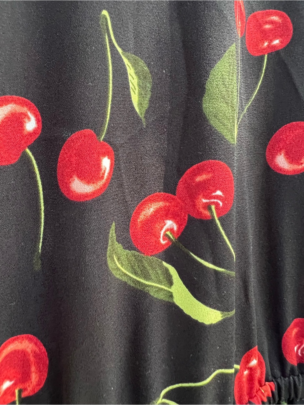 Aritzia Sunday Best Cherry print mini dress - Picture 6 of 7